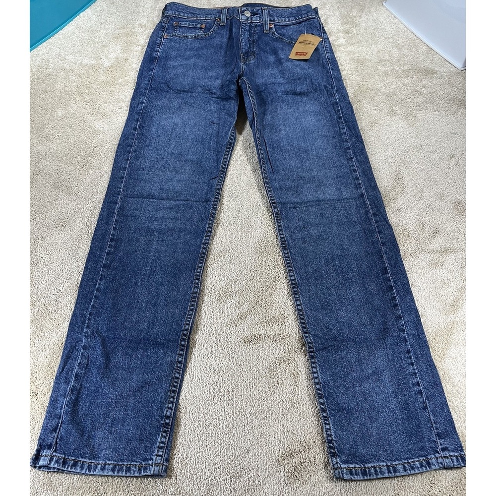 Levi's Men's 505 Jeans Regular Fit Stretch Denim Size 30x32 Medium Wash NWT